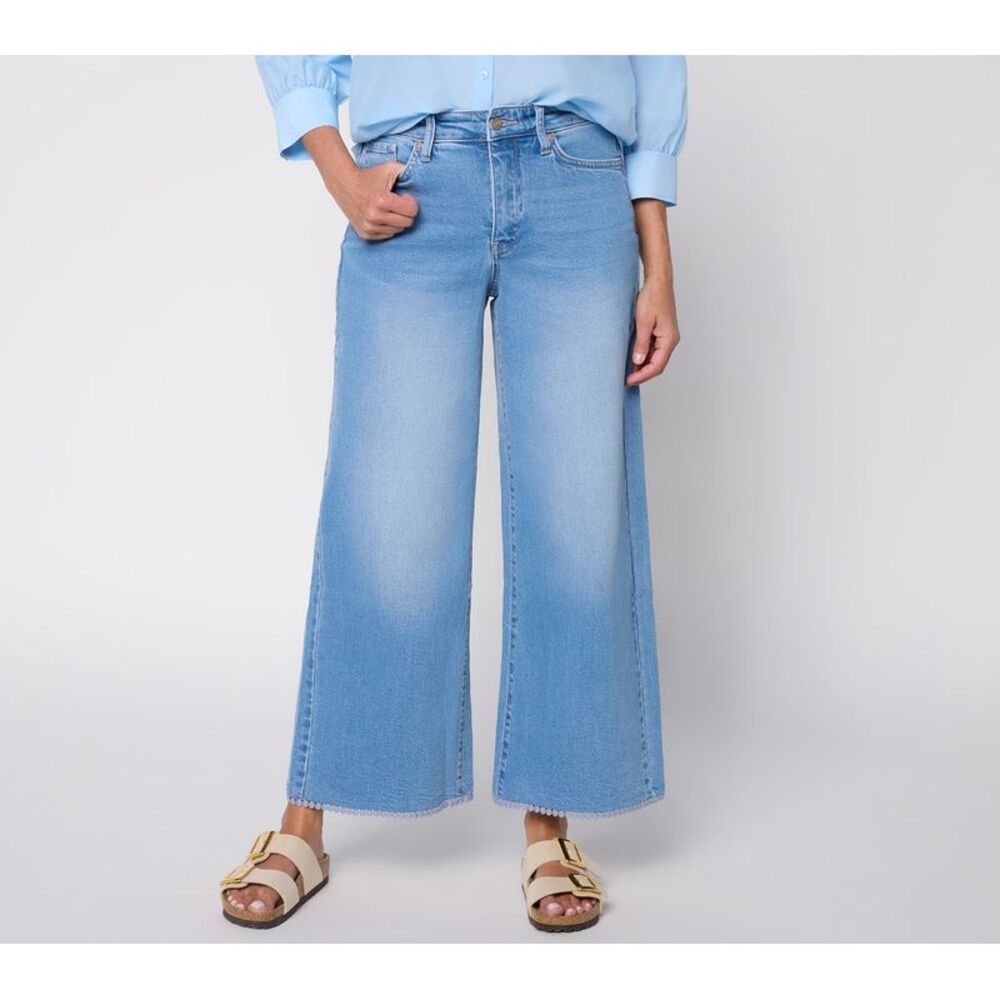 NYDJ Women's Pants Sz 0 Make Your Selection: Brodi High Rise AntiqueBlue A733154